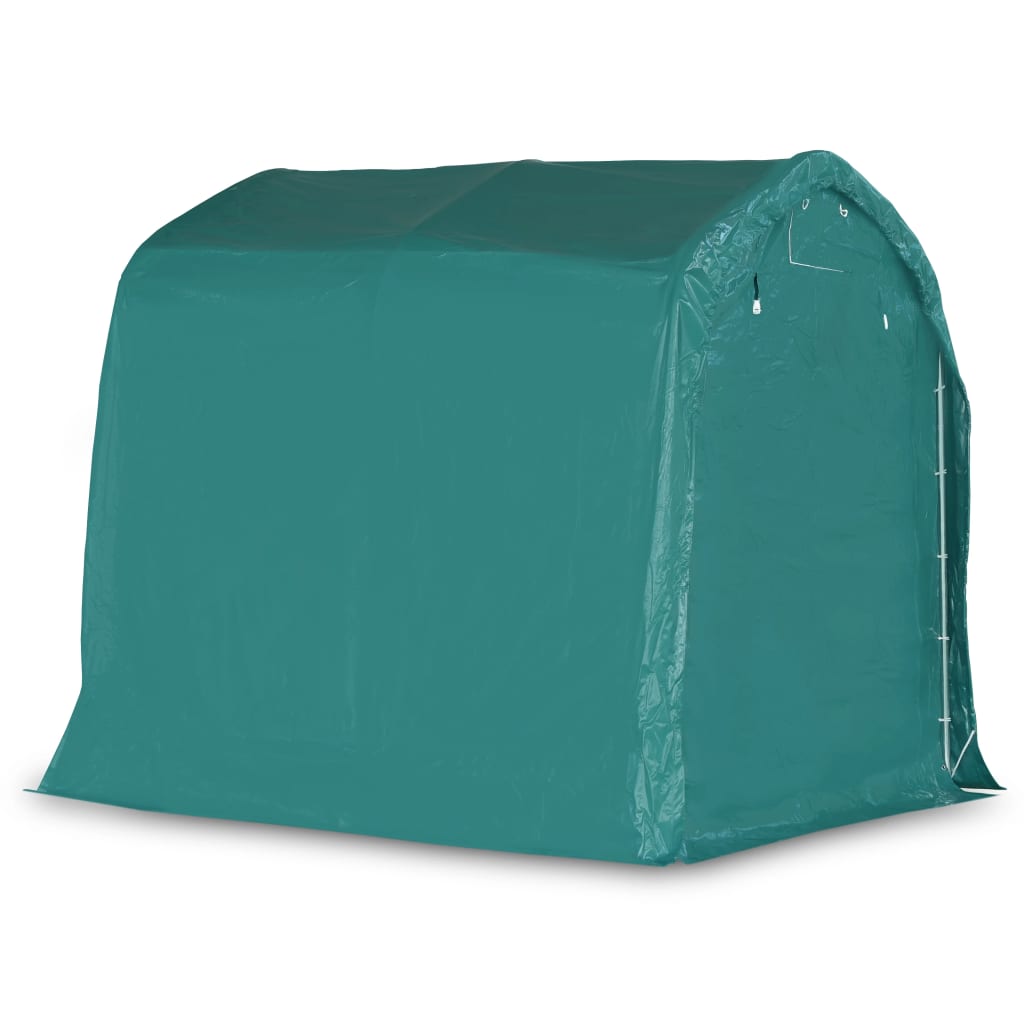 VidaXL Garagetent 2,4x2,4m PVC groen