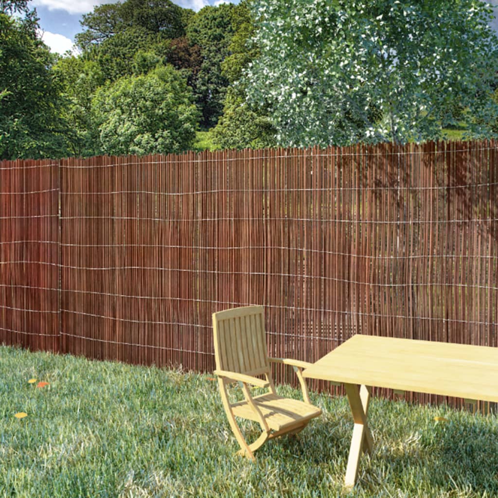 Vidaxl scherm 5x1m wilgenhout