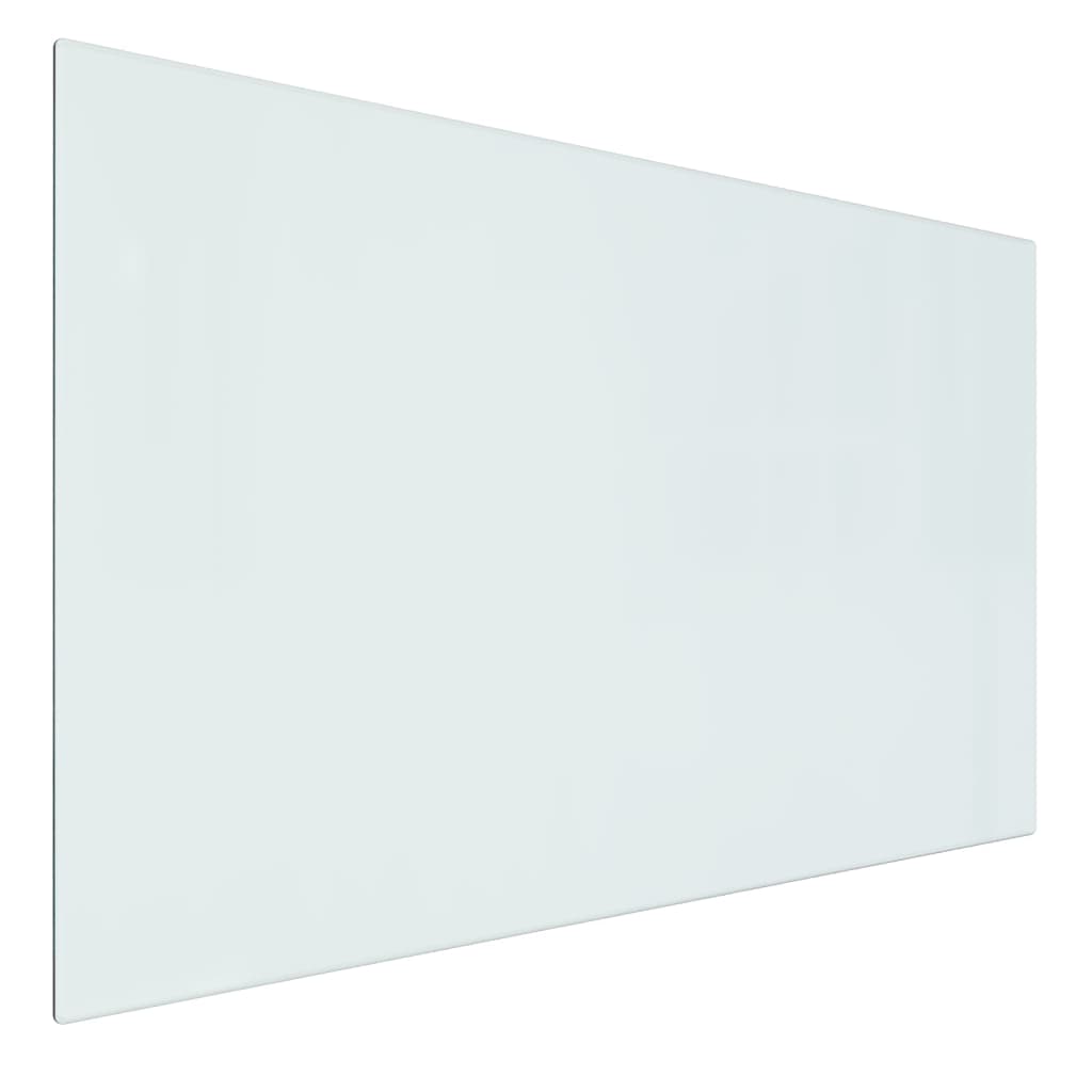 VidaXL Glasplaat openhaard rechthoekig 80x50 cm
