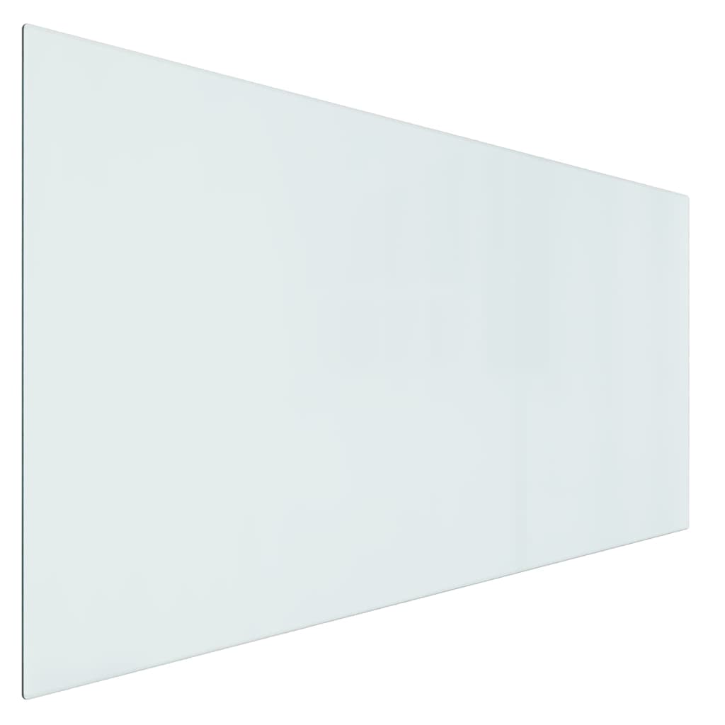Vidaxl glasplaat open rechthoekige haardig 120x60 cm