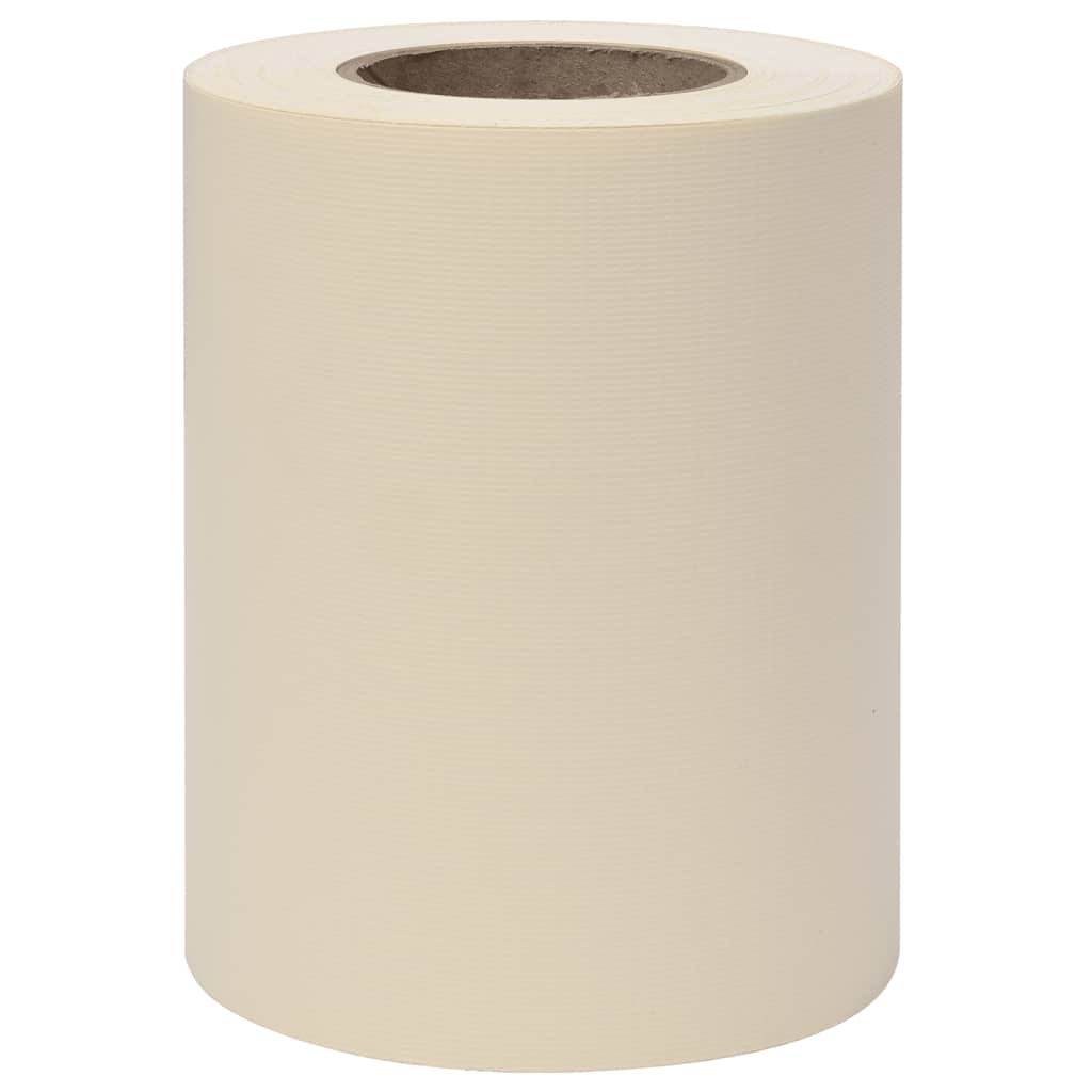Vidaxl tuinscherm 70x0,19 m pvc crèmekleurig