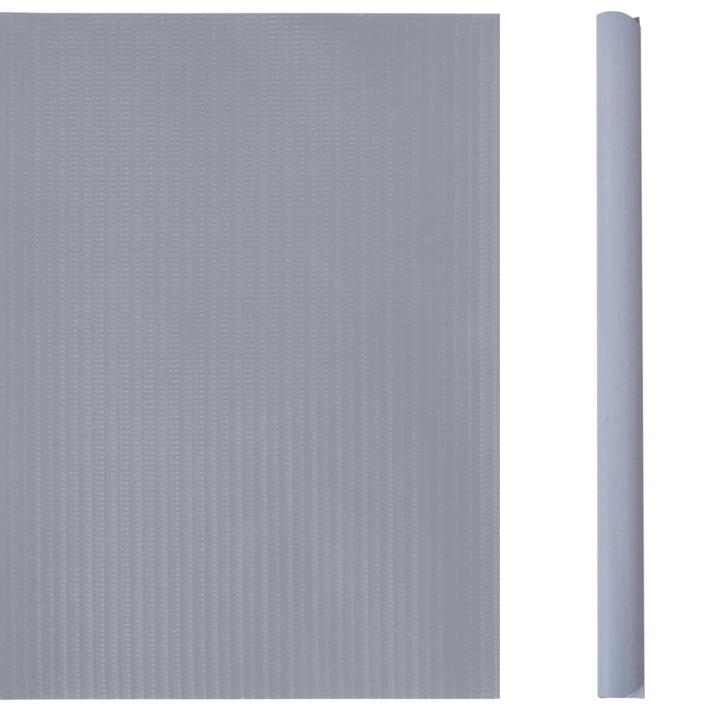 Vidaxl tuinscherm 35x0,19m pvc mat lichtgrijs