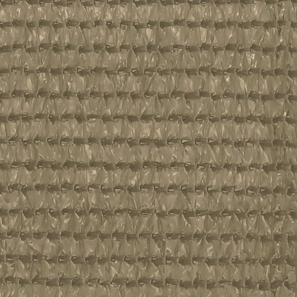 Vidaxl balkonscherm 120x500 cm hdpe taupe