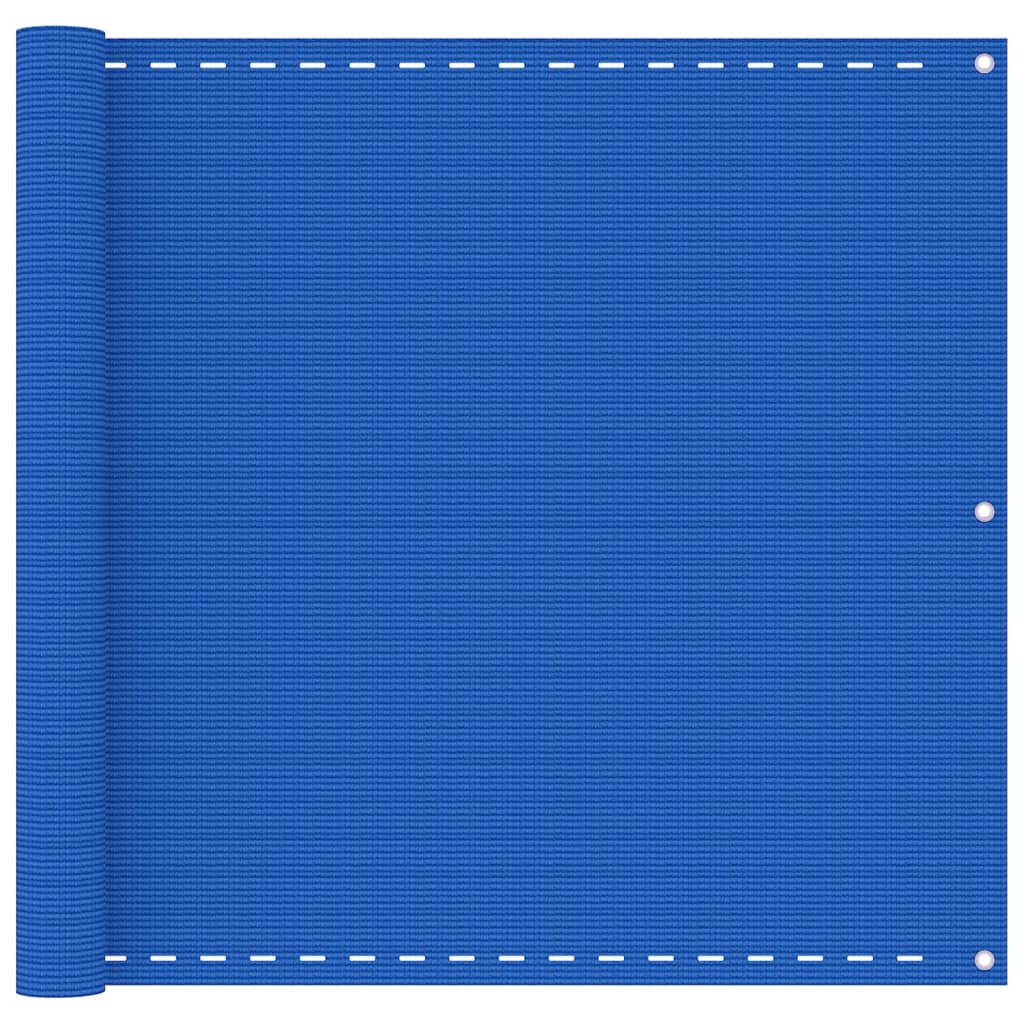 VidaXL Balkonscherm 90x600 cm HDPE blauw