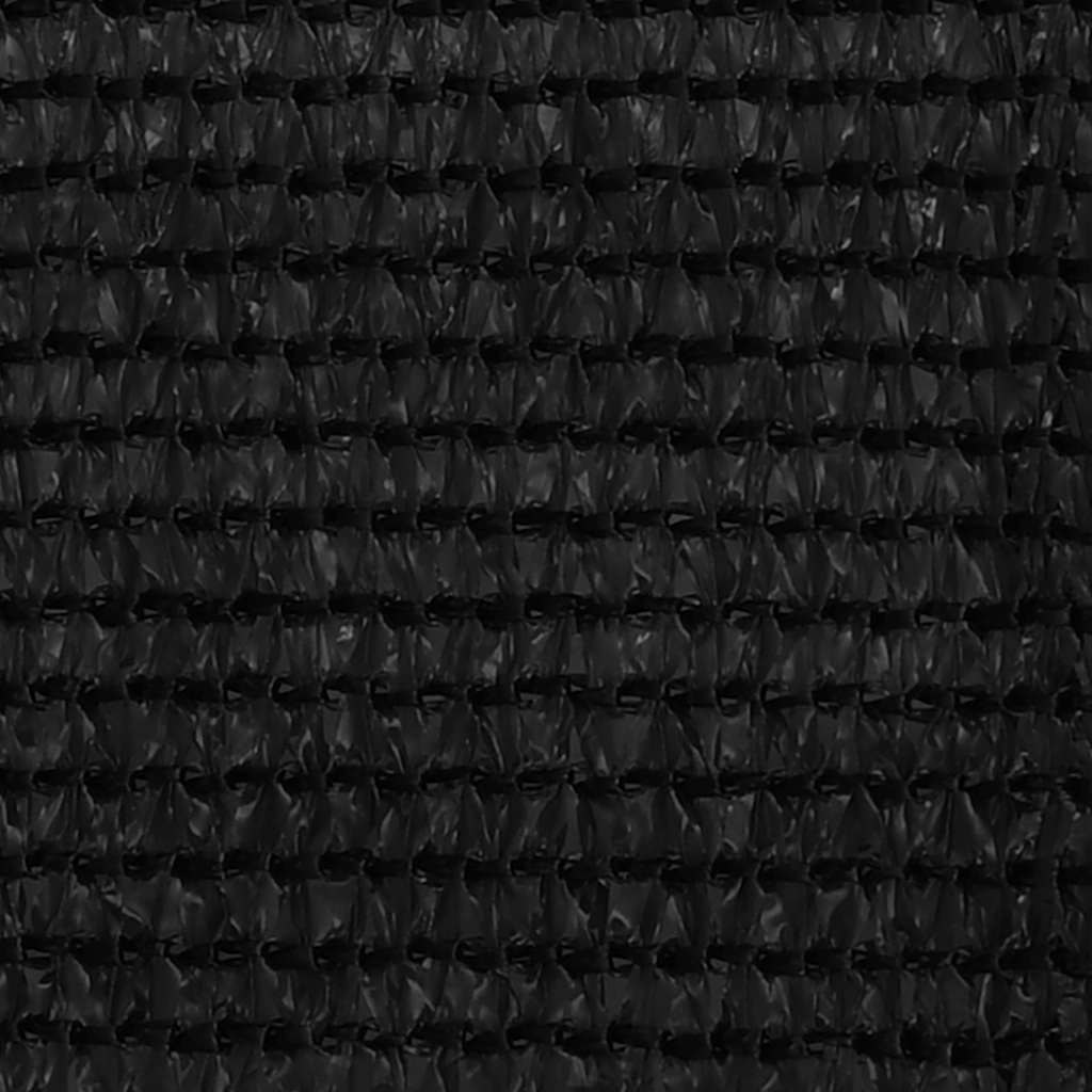 Vidaxl balkonscherm 75x600 cm hdpe zwart