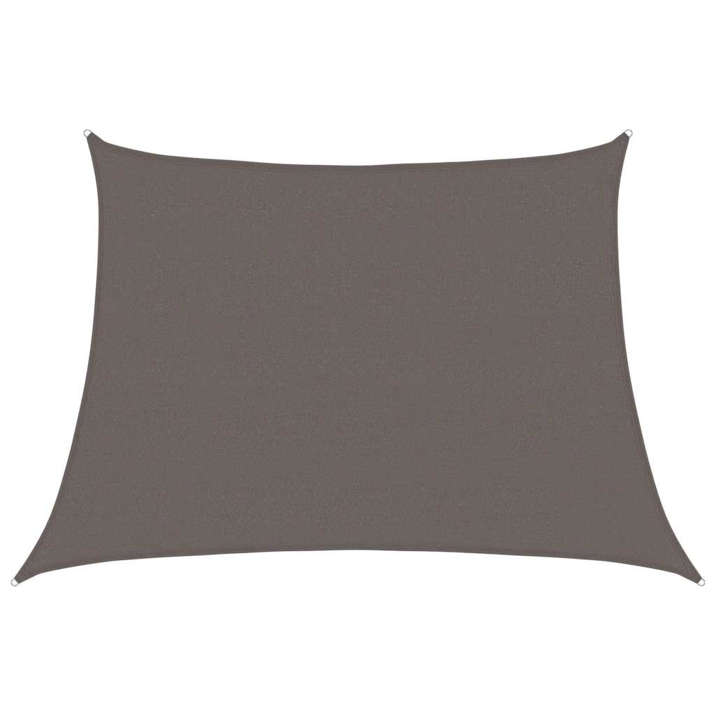 Vidaxl zonnezeil 160 g m² 4 5x3 m hdpe antracietkleurig