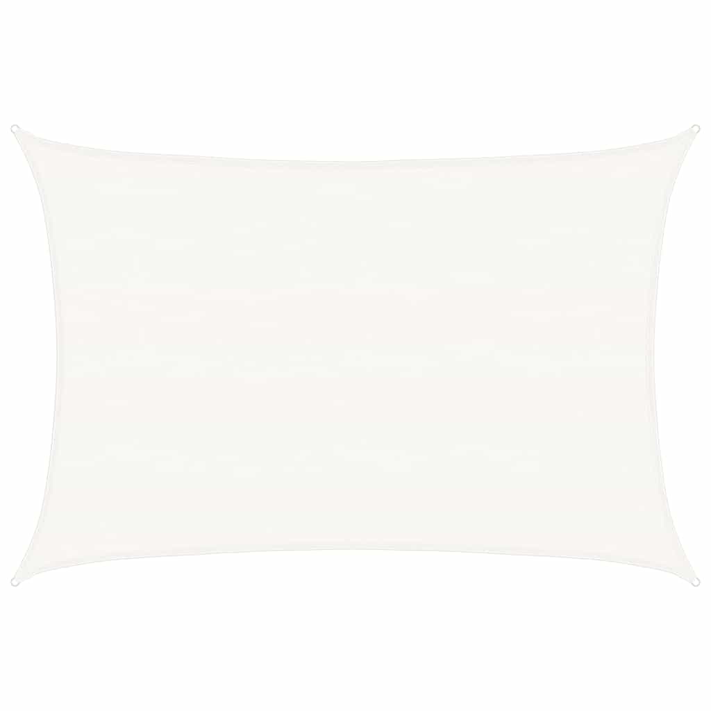 Vidaxl zonnezeil 160 g m² 5x7 m hdpe wit