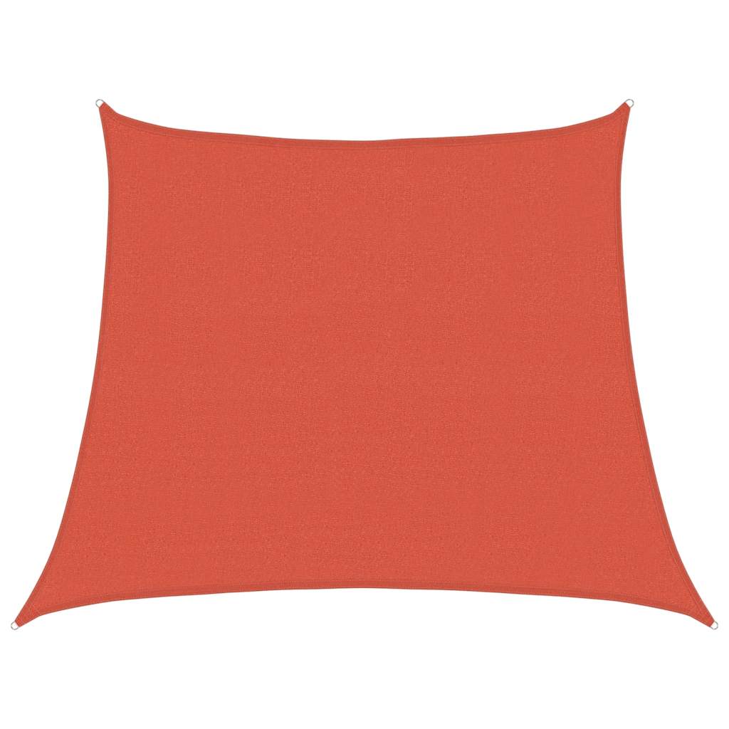 Vidaxl zonnezeil 160 g m² trapezium 3 4x3 m hdpe terracottakleurig