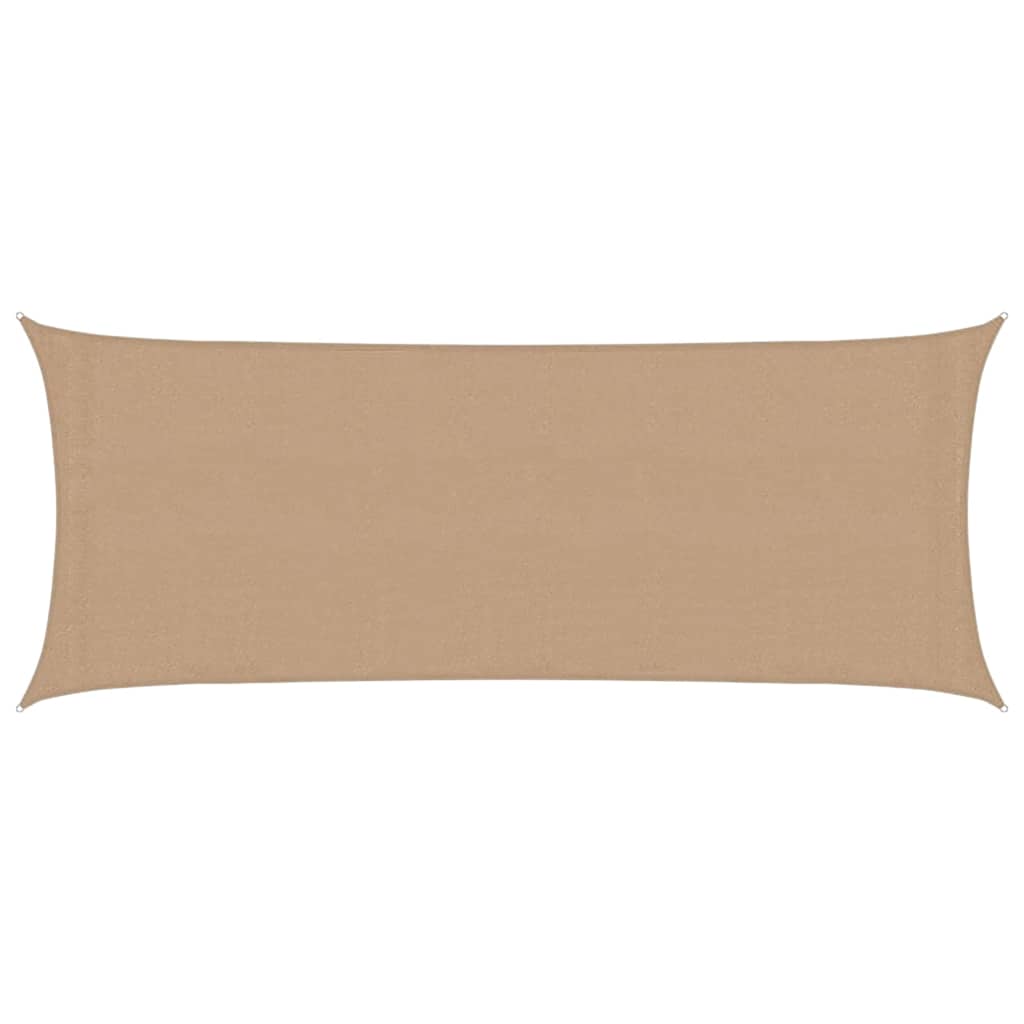 Vidaxl zonnezeil 160 g m² 2x4,5 m hdpe taupe