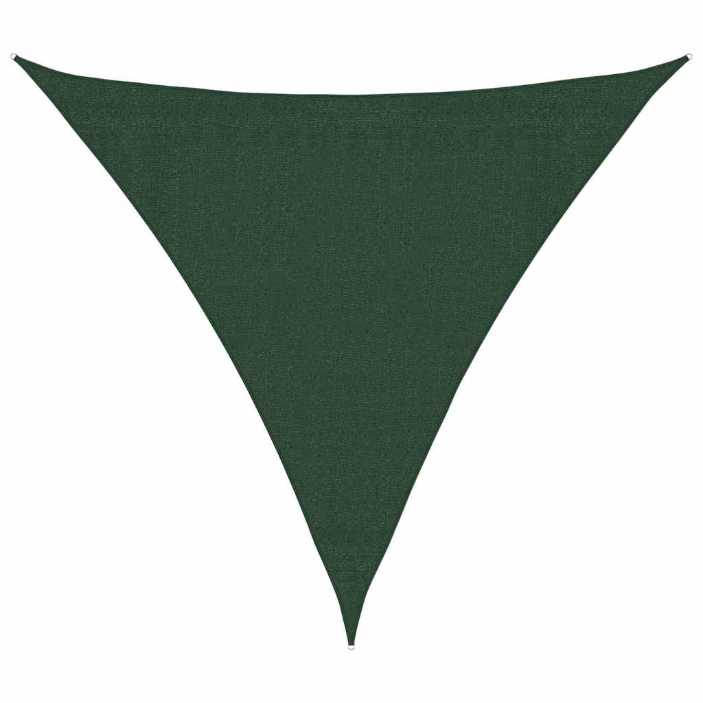 Vidaxl zonnezeil 160 g m² 3x3x3 m hdpe donkergroen
