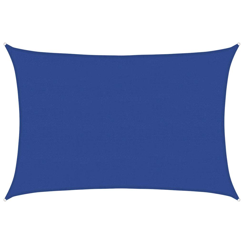 Vidaxl zonnezeil 160 g m² rechthoekig 5x6 m hdpe blauw