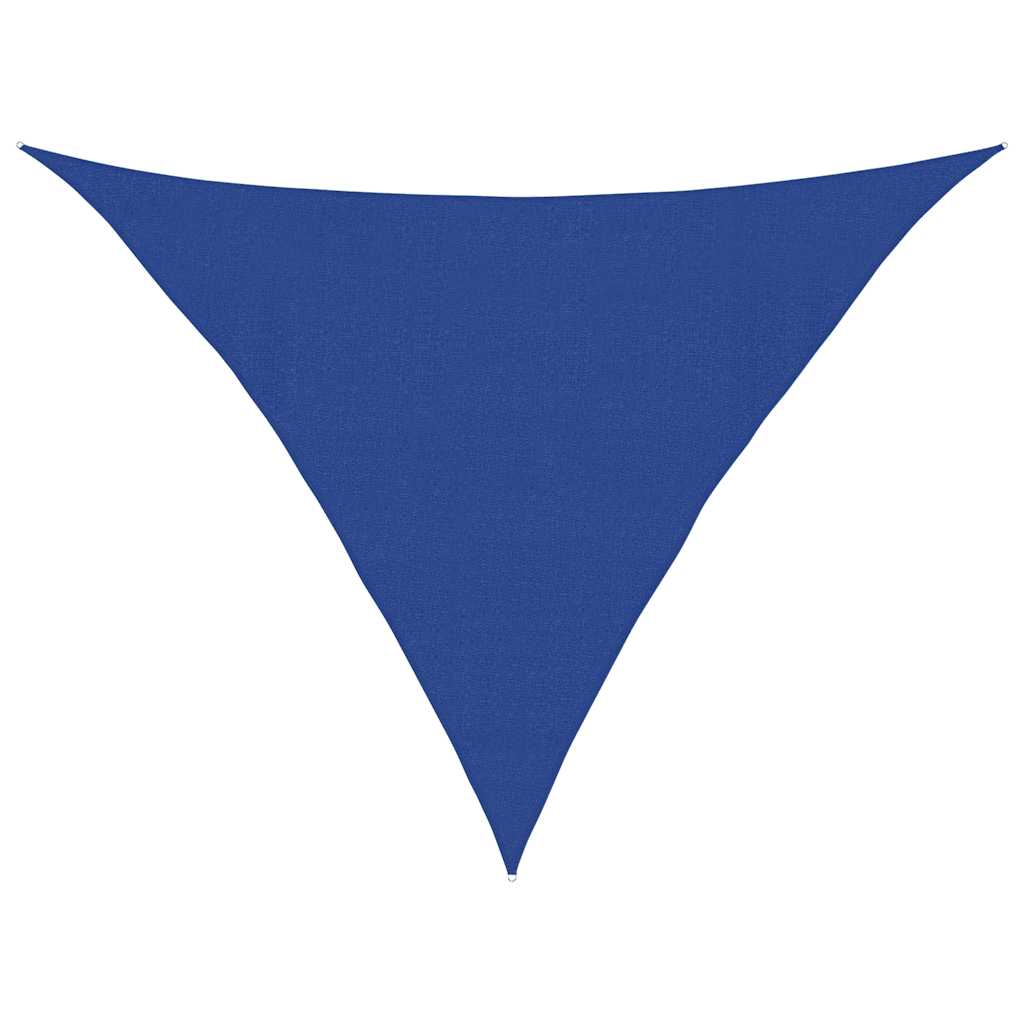 Vidaxl zonnezeil 160 g m² driehoekig 4x4x5,8 m hdpe blauw