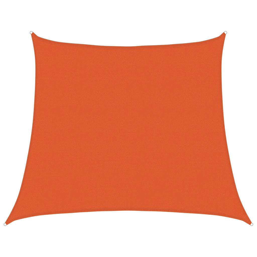 Vidaxl zonnezeil 160 g m² trapezium 4 5x4 m hdpe oranje
