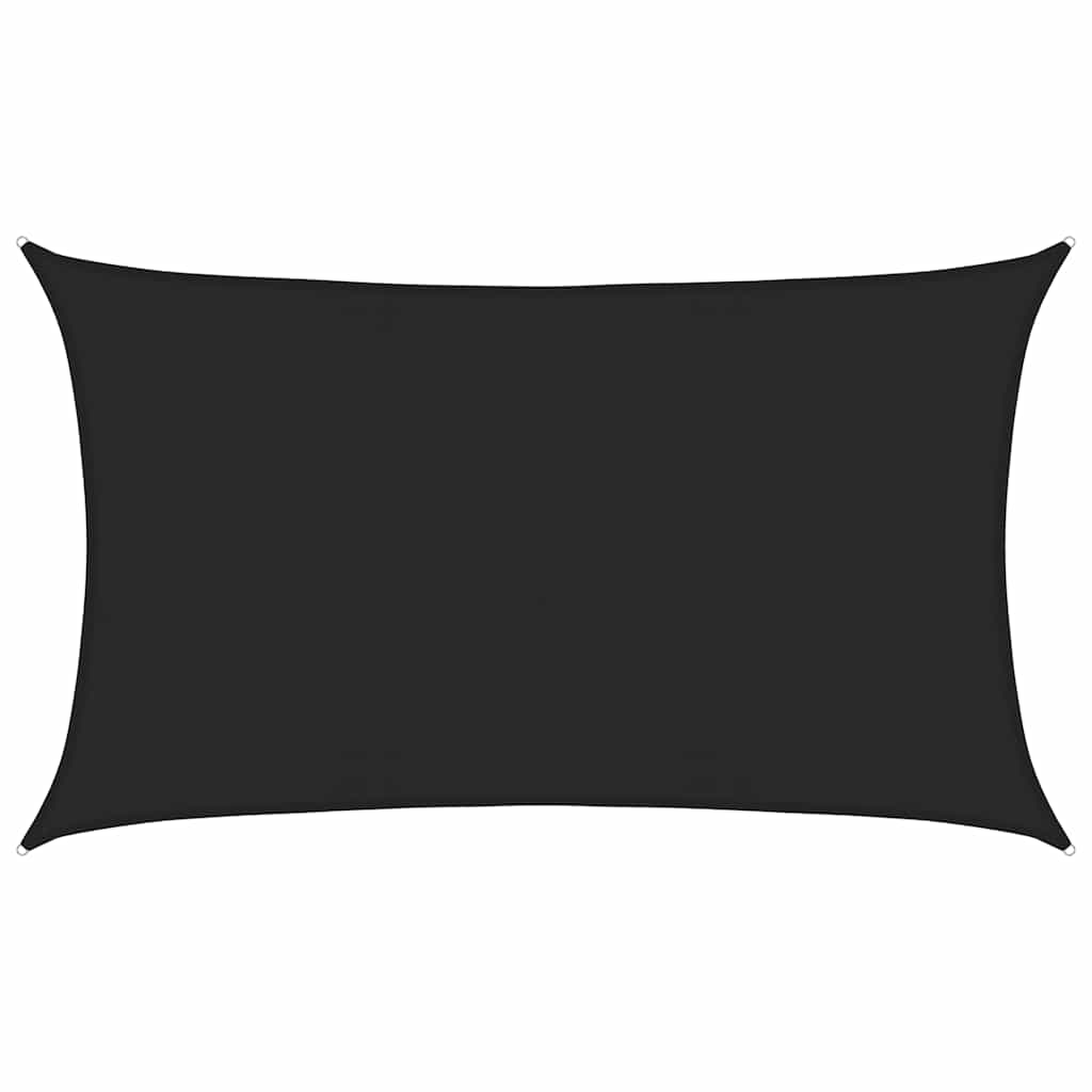 Vidaxl zonnezeil 160 g m² 5x8 m hdpe zwart