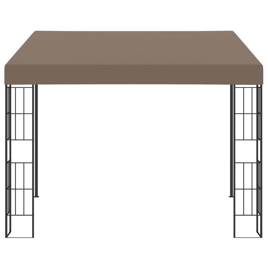 VidaXL Wandprieel 3x3m stof taupe