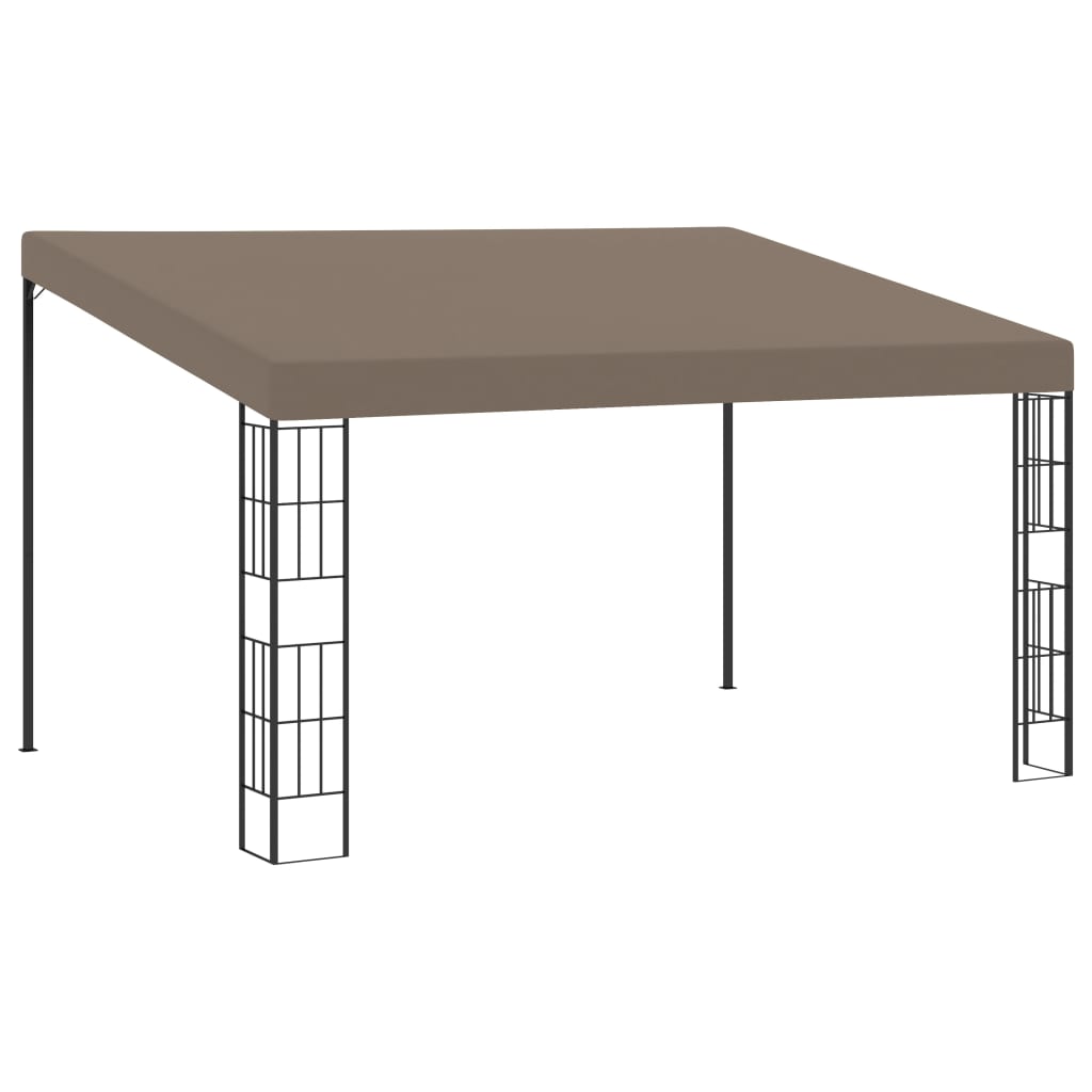 VidaXL Wandprieel 4x3m stof taupe
