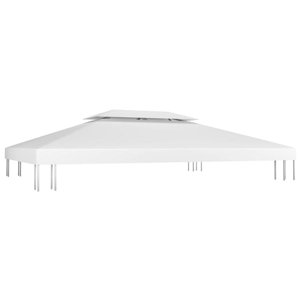Vidaxl prieeldak 2-laags 310 g m² 4x3 m wit