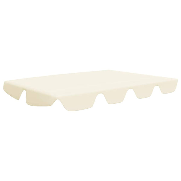 Vidaxl vervangingsluifel voor schommelbank 150 130x105 70cm crèmekleur