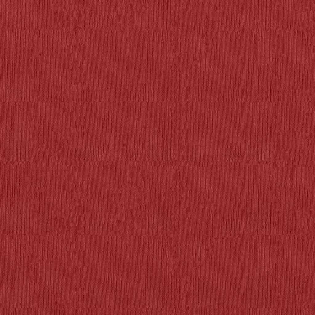 Vidaxl balkonscherm 90x500 cm oxford stof rood