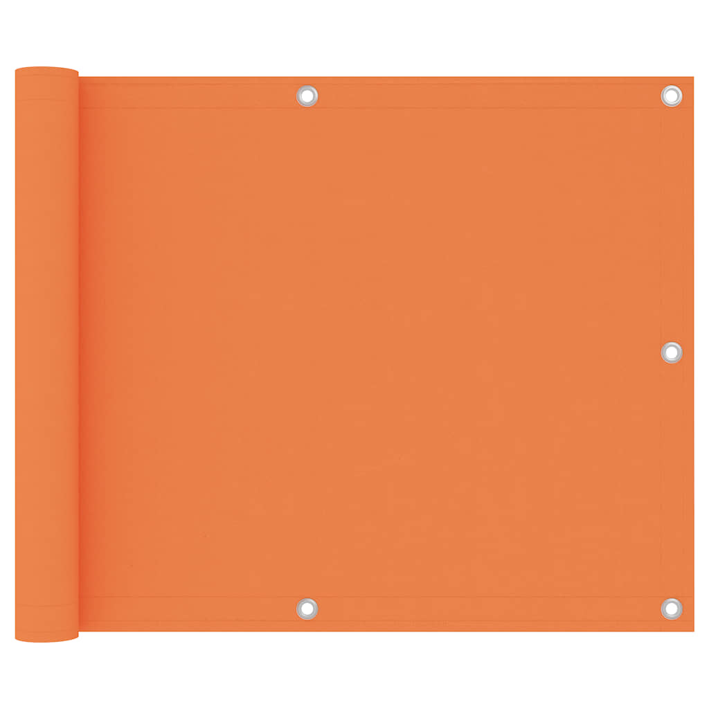 Vidaxl balkonscherm 75x300 cm oxford stof oranje
