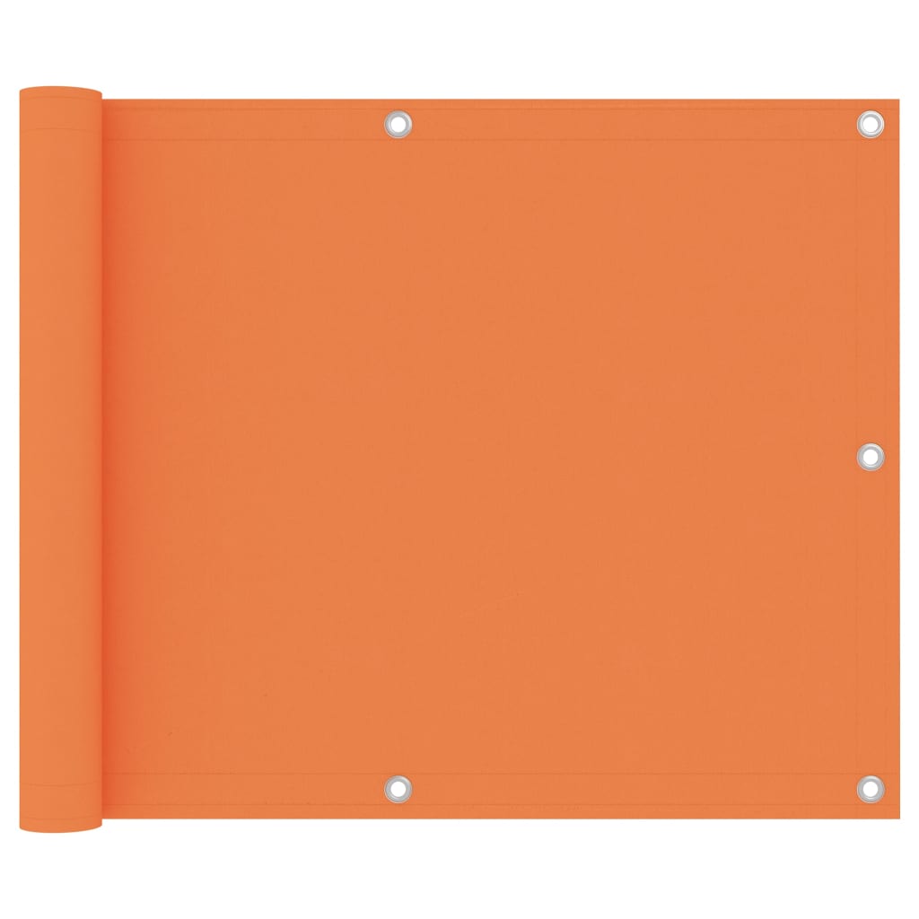 Vidaxl balkonscherm 75x400 cm oxford stof oranje