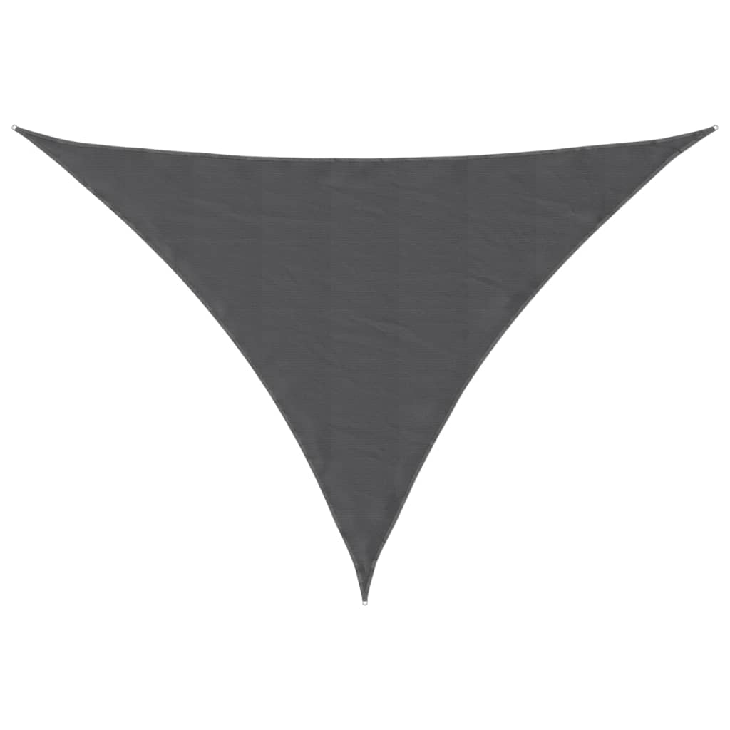 Vidaxl zonnescherm driehoekig 3x4x5m oxford stof antracietkleurig