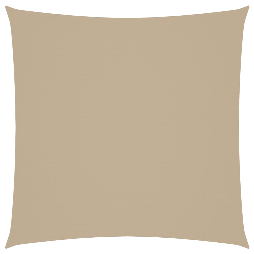 Vidaxl zonnescherm vierkant 4x4m oxford stof beige