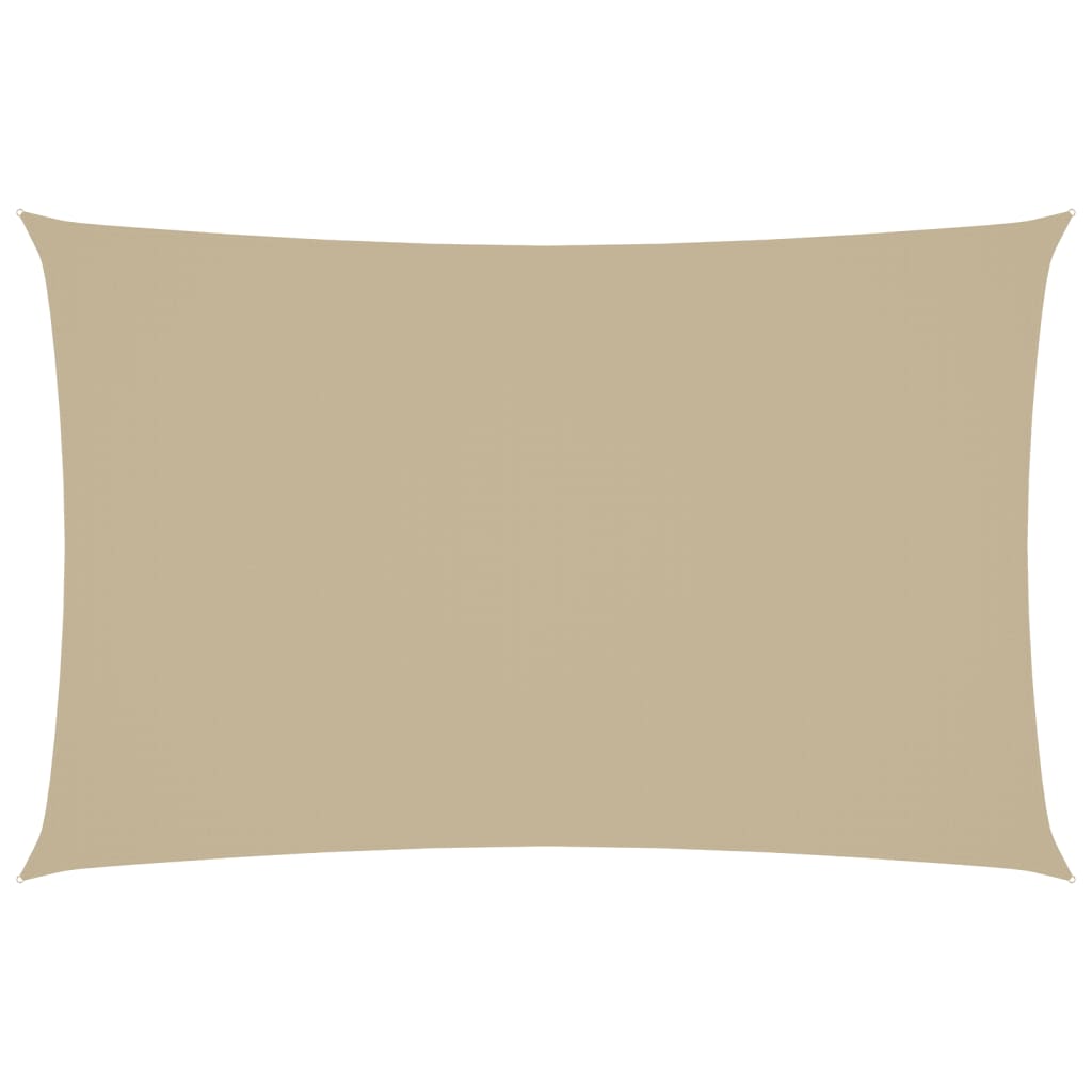 Vidaxl zonnescherm rechthoekig 2x5m oxford stof beige