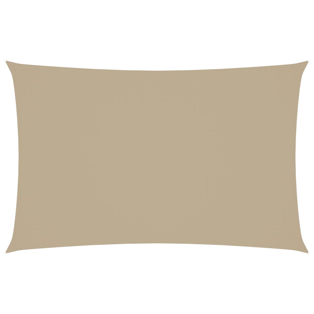 Vidaxl zonnescherm rechthoekig 2,5x5m oxford stof beige