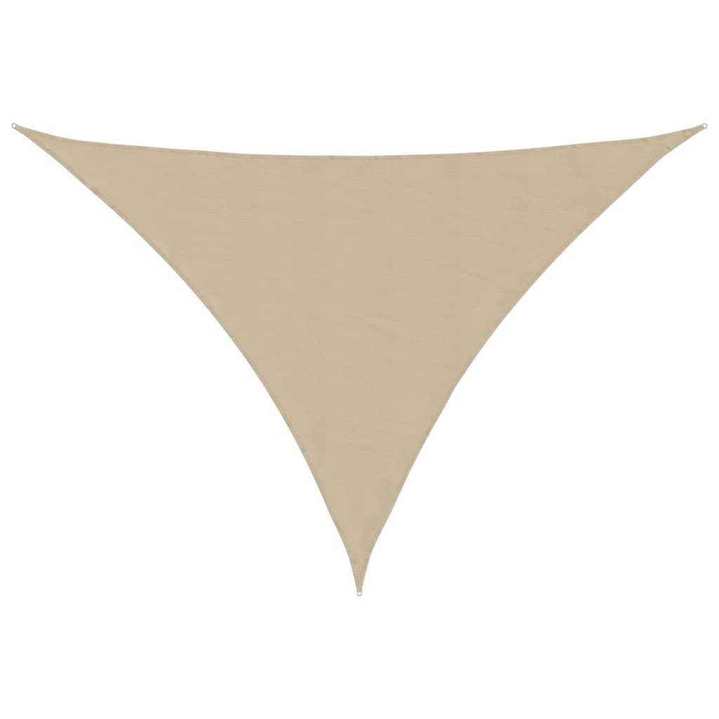 Vidaxl zonnescherm driehoekig 3x4x5m oxford stof beige