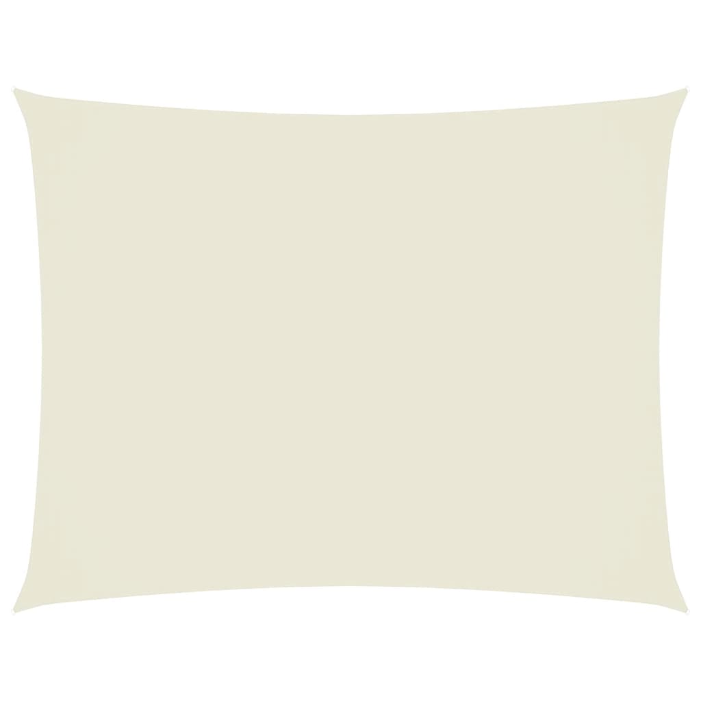 Vidaxl zonnescherm rechthoekig 2,5x3,5m oxford stof crèmekleurig