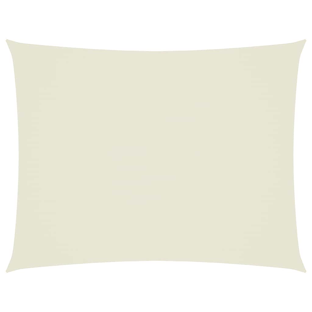 Vidaxl zonnescherm rechthoekig 6x8 m oxford stof crèmekleurig