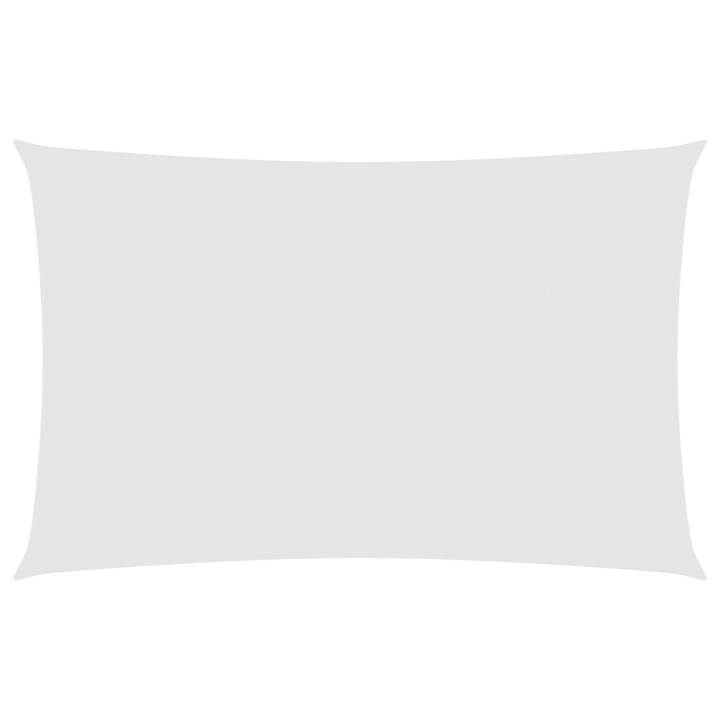 Vidaxl zonnescherm rechthoekig 2,5x5m oxford stof wit