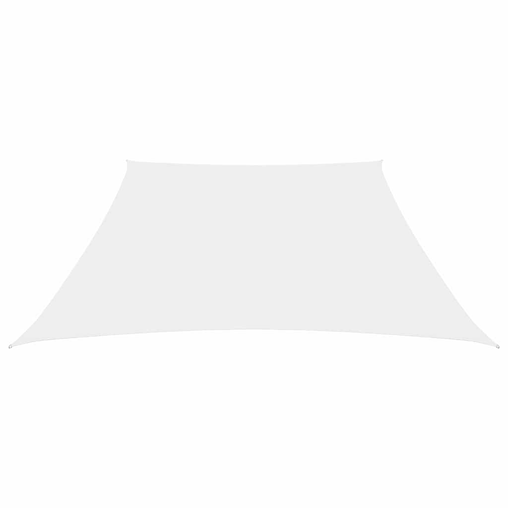 Vidaxl zonnescherm trapezium 3 4x3 m oxford stof wit