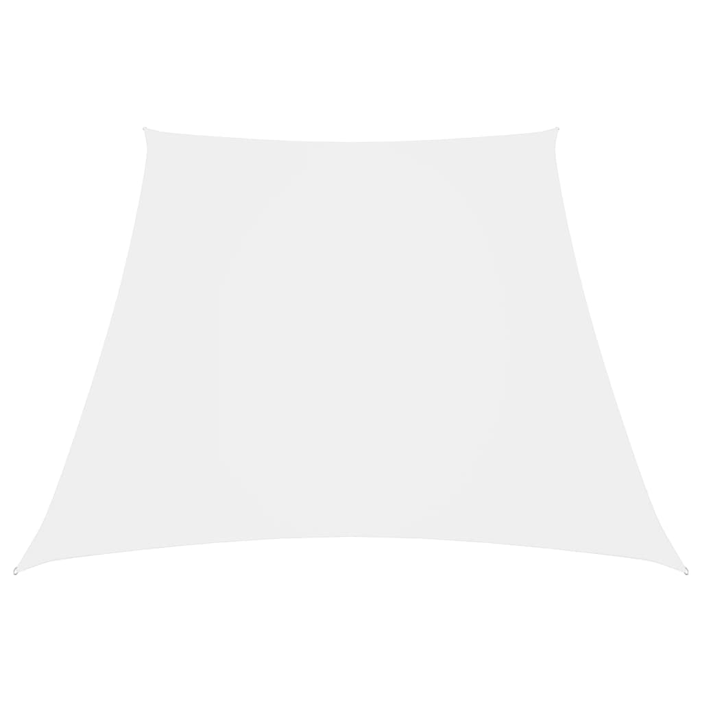 Vidaxl zonnezeil trapezium 3 5x4m oxford stof wit