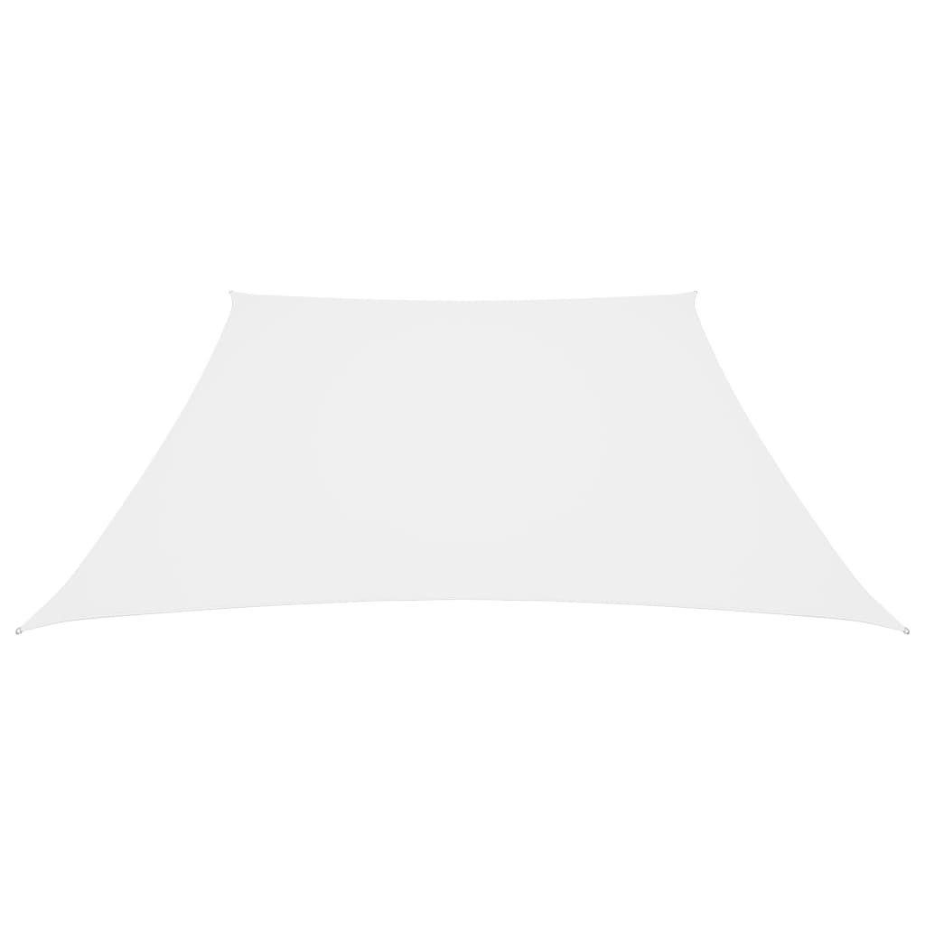Vidaxl zonnezeil trapezium 3 5x4 m oxford stof wit