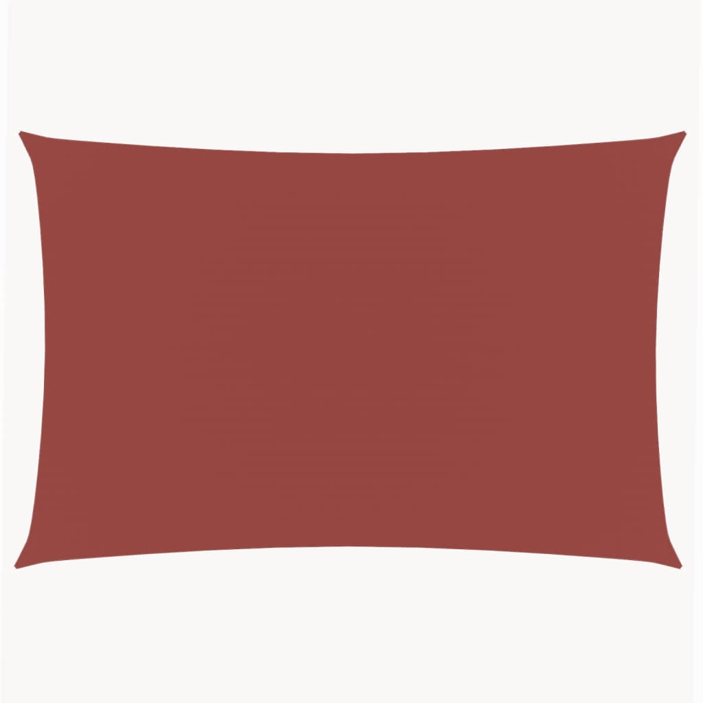 Vidaxl zonnescherm rechthoekig 3,5x5 m oxford stof terracottakleurig