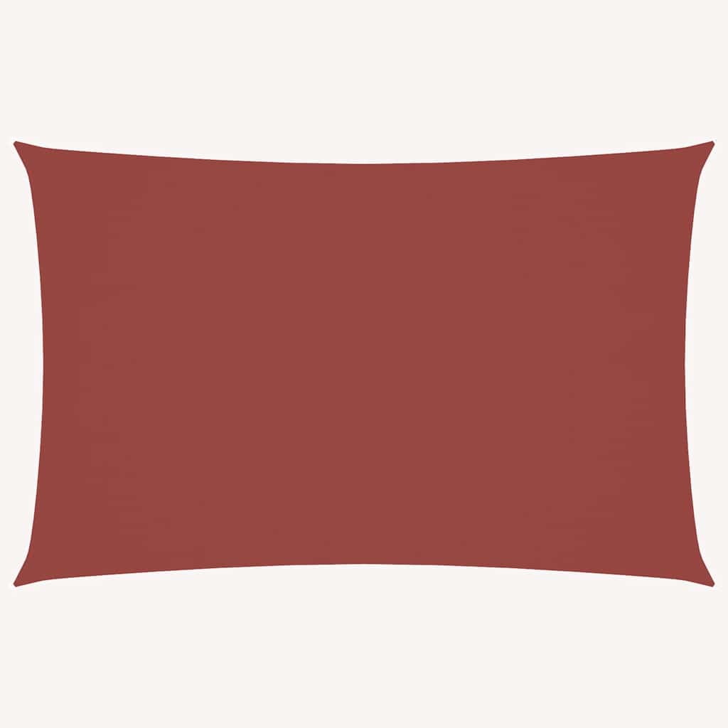 Vidaxl zonnescherm rechthoekig 5x8 m oxford stof terracottakleurig