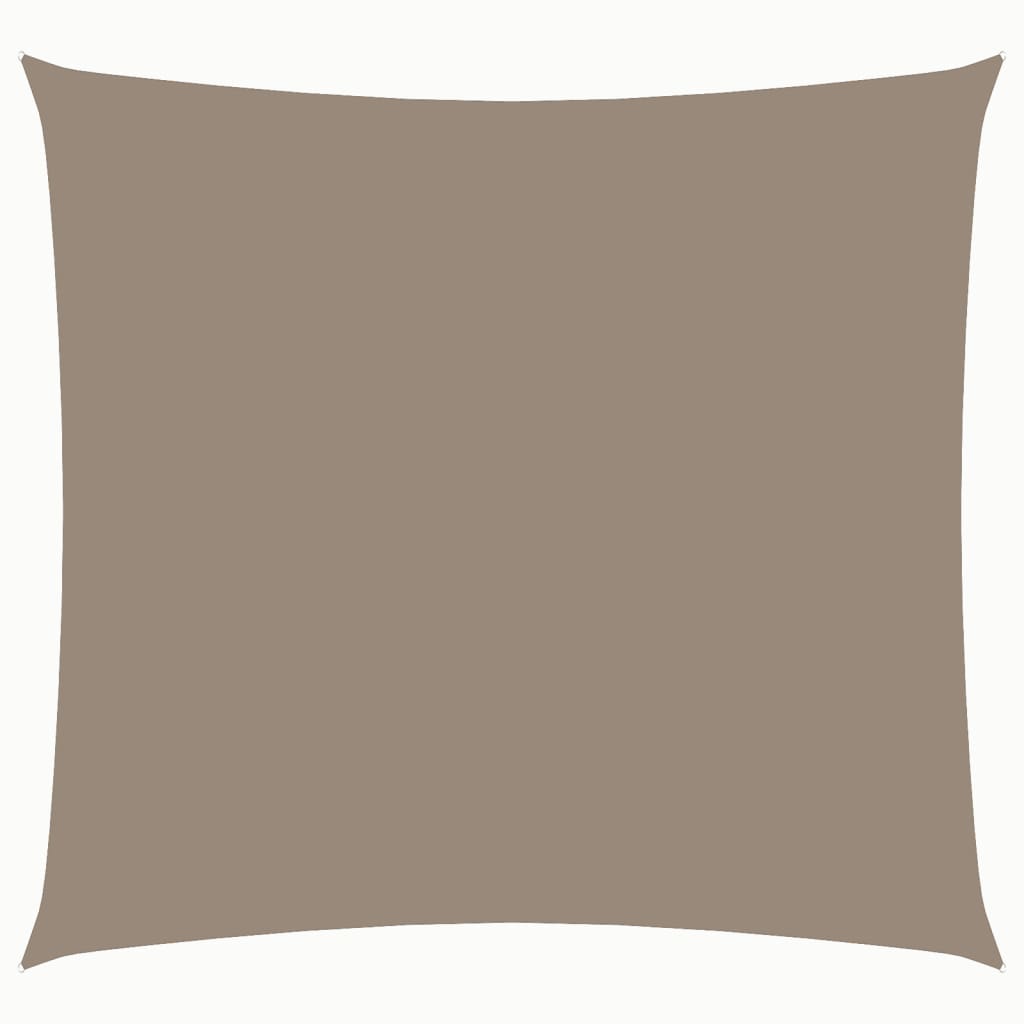 Vidaxl zonnescherm vierkant 3x3m oxford stof taupe