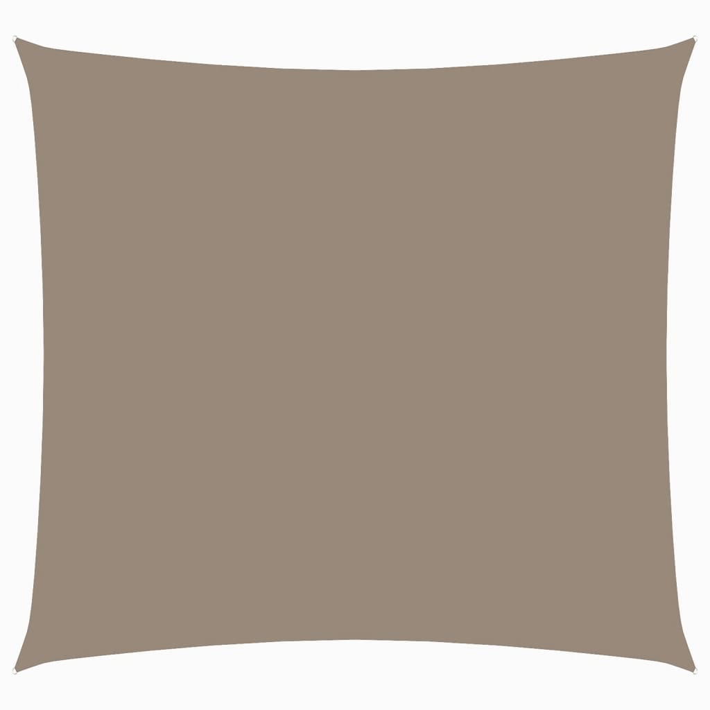 Vidaxl zonnescherm vierkant 4,5x4,5m oxford stof taupe