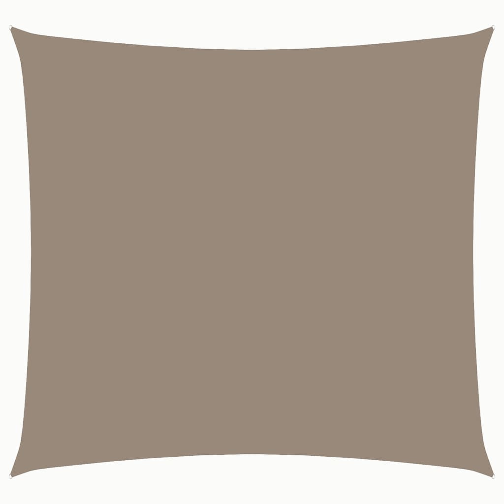 Vidaxl zonnescherm vierkant 7x7m oxford stof taupe
