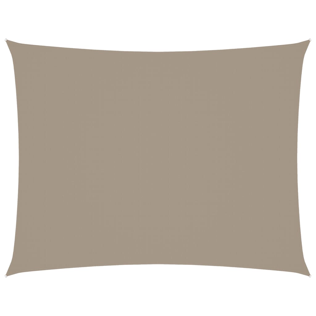Vidaxl zonnescherm rechthoekig 3x4m oxford stof taupe