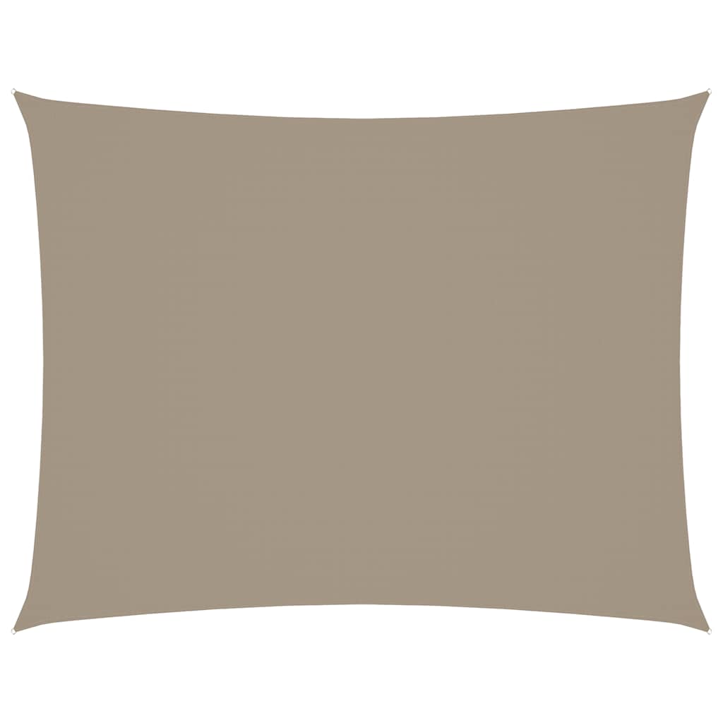 Vidaxl zonnescherm rechthoekig 3x6m oxford stof taupe