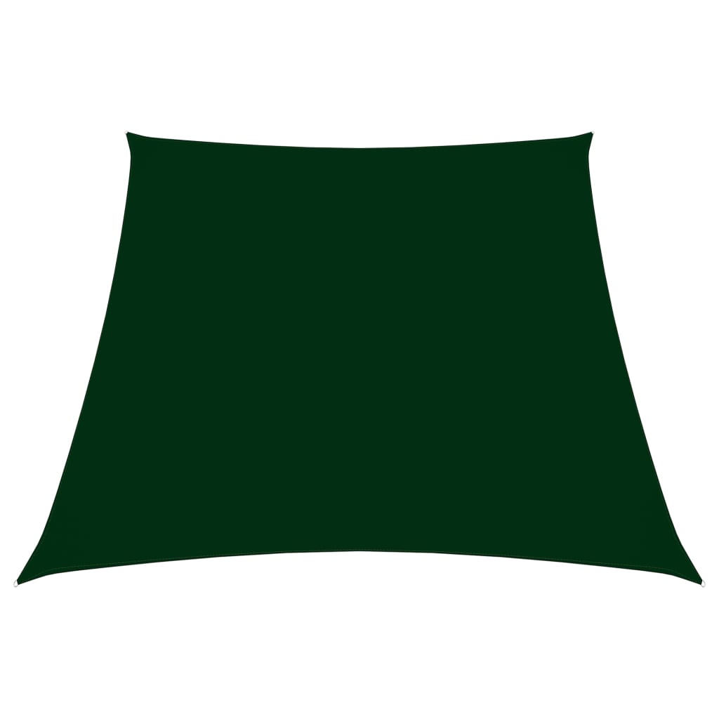 Vidaxl zonnezeil trapezium 2 4x3m oxford stof donkergroen