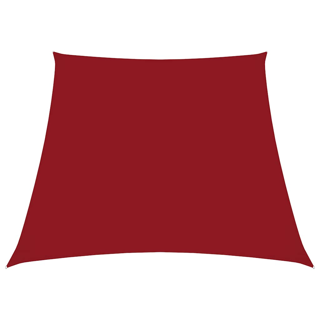 Vidaxl zonnezeil trapezium 2 4x3 m oxford stof rood