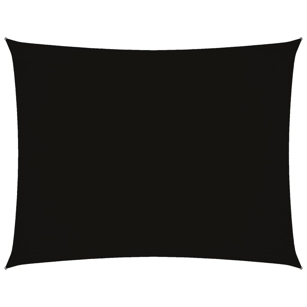 Vidaxl zonnescherm rechthoekig 2,5x3,5m oxford stof zwart