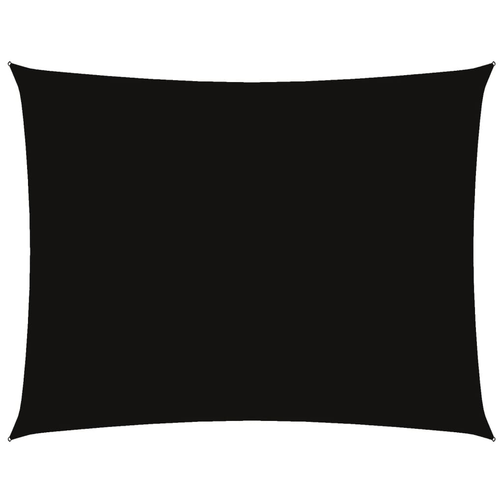 Vidaxl zonnescherm rechthoekig 5x6m oxford stof zwart