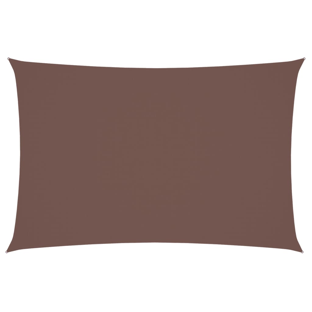 Vidaxl zonnescherm rechthoekig 2x4m oxford stof bruin