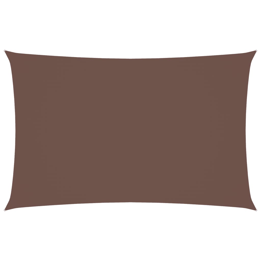 Vidaxl zonnescherm rechthoekig 2,5x5m oxford stof bruin