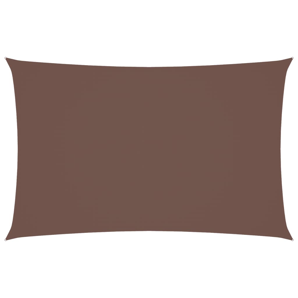 Vidaxl zonnescherm rechthoekig 5x8m oxford stof bruin
